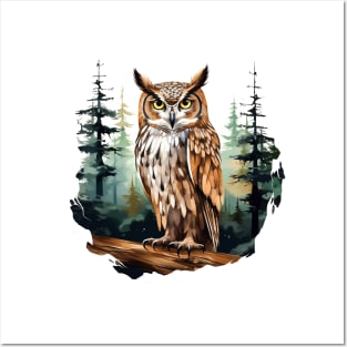 Great Horned Owl Posters and Art